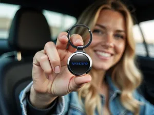 Volvo Metal Keychains Stainless Premium Look